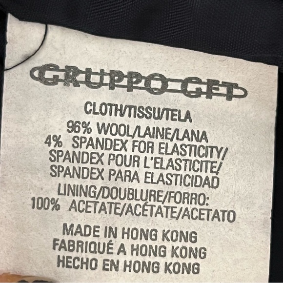 Emanuel by Emanuel Ungaro Black Long Fitted Wool Blazer US 6 EU40 - Picture 6 of 6